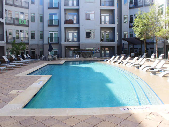 Eleven by Windsor also had a large pool and other outdoor areas.