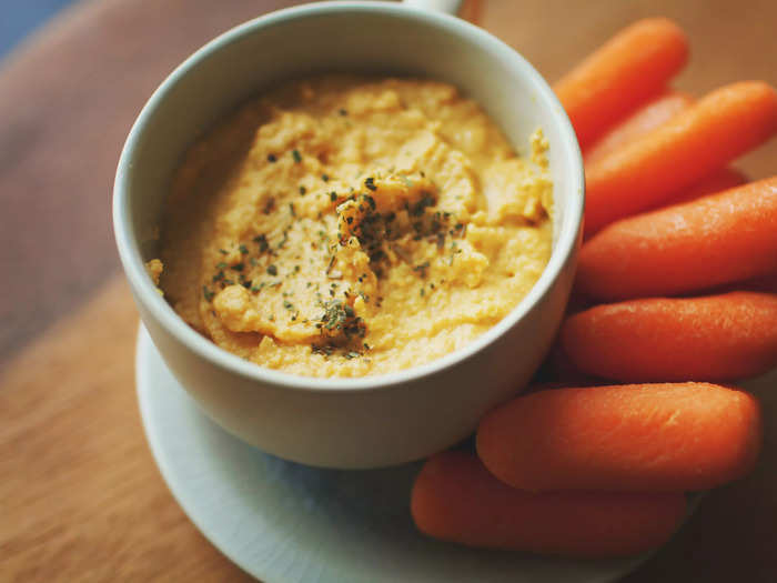 The shelf life of hummus makes it a risky plane snack.