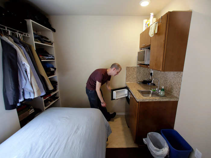 In Seattle, compact apartments tend to cater to young, single workers; retirees; students; and people looking to downsize, The Associated Press reported.