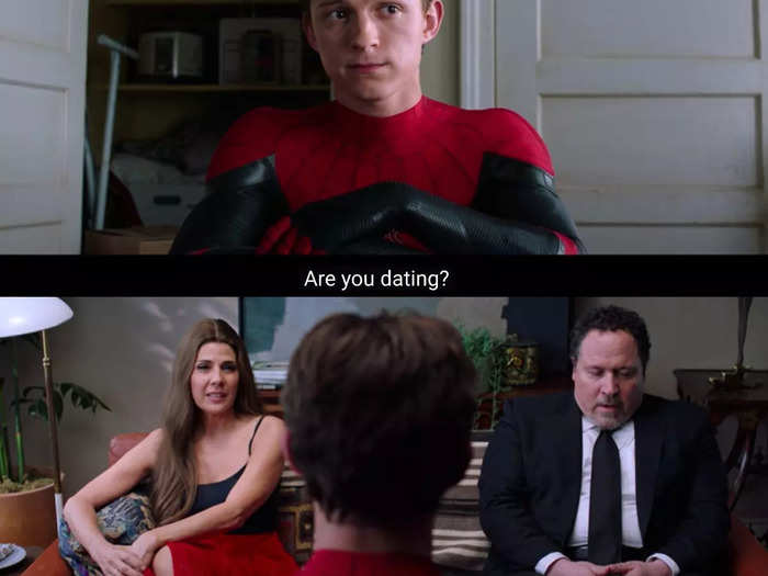 Aunt May and Happy are dating… depending on who you ask.