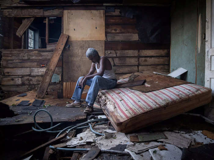 In the US, Hurricane Ida damaged and destroyed Louisiana homes like Theophilus Charles