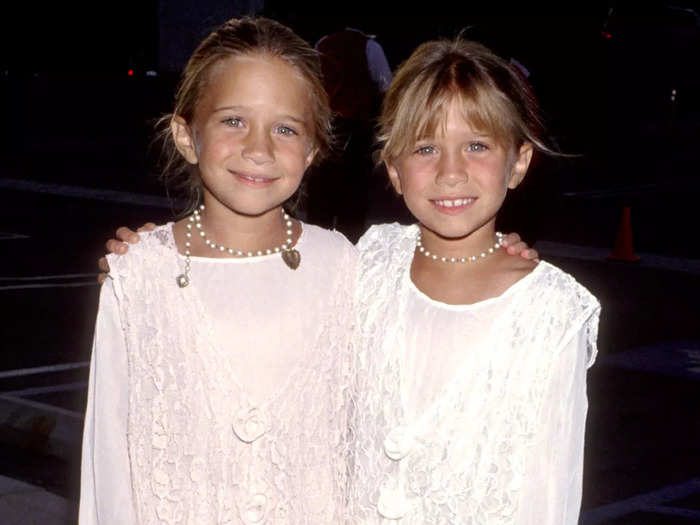 Mary-Kate and Ashley Olsen played a set of twins at Darla