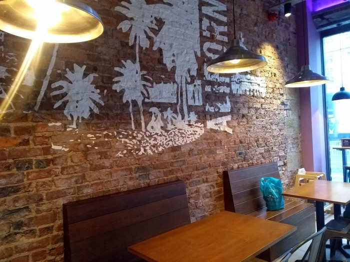 Some of the decor paid tribute to Taco Bell