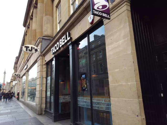 The Taco Bell I went to is in Newcastle, north England. The chain came to the UK in 2010 after failed launches in the 1980s and 1990s and now has nearly 90 restaurants across the region. The Newcastle restaurant opened in 2018.