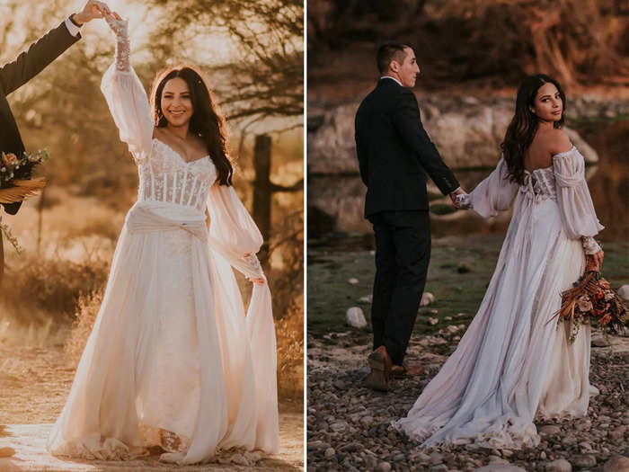 No matter the style, it was the brides who wore the dresses that really made them beautiful.