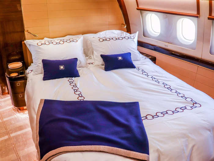 Since the ACJ320neo is capable of flying 6,750 nautical miles — or more than 15 hours  — that makes the bedroom all the more important.