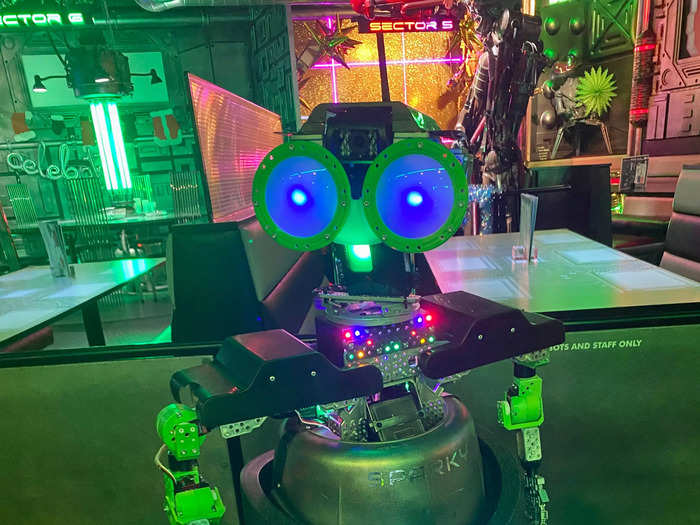 I visited "Robotazia," a sci-fi restaurant full of different types of robots, to see what it was like being served by human-like, talking machines.