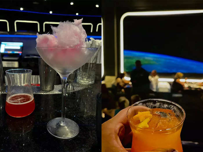 The cocktails were the highlight of my time in "space."