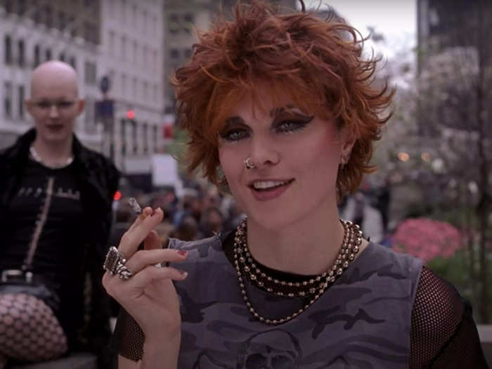 "Xena: Warrior Princess" star Lucy Lawless has a cameo as a punk-rock girl who