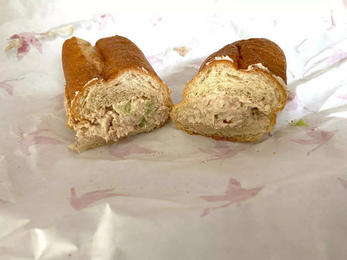 I would order the tuna-salad hoagie again.