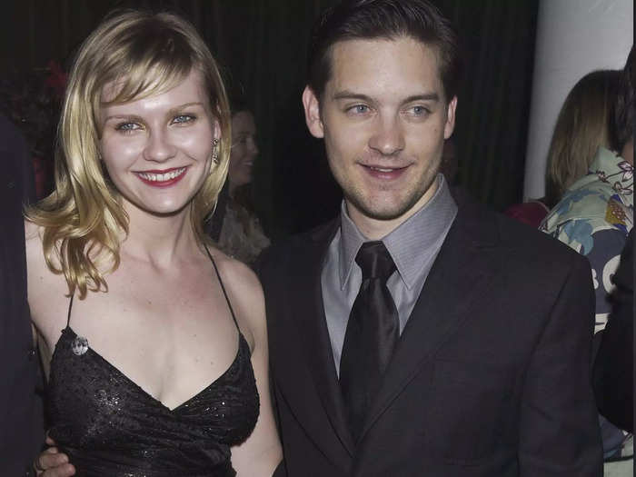 Tobey Maguire and Kirsten Dunst dated for a short time. Their break-up originally worried director Sam Raimi.