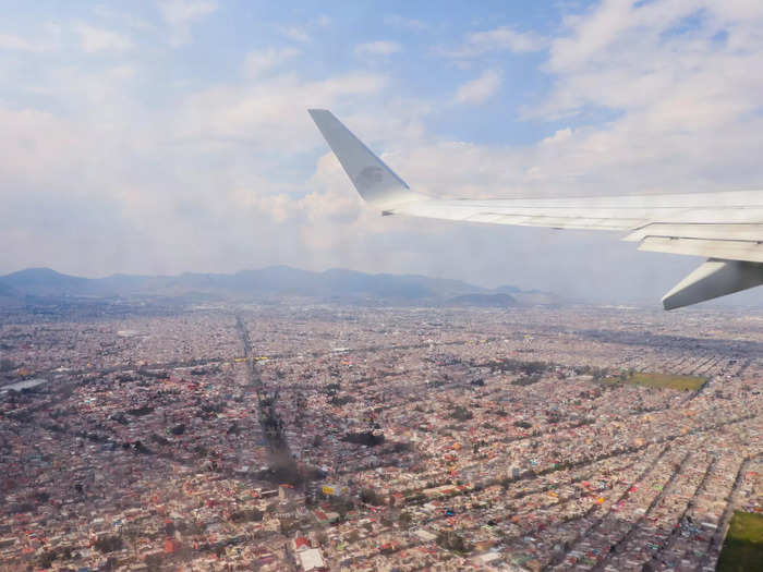 It was finally time to head to Tijuana, with great views of Mexico City to be had on takeoff. Mexico is the perfect country for window seat gazing.