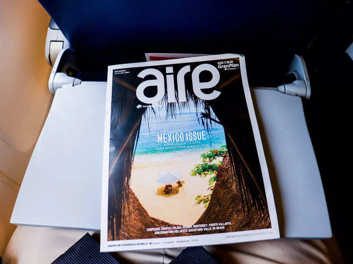 And I was pleasantly surprised to see an in-flight magazine as most US airlines have retired theirs.