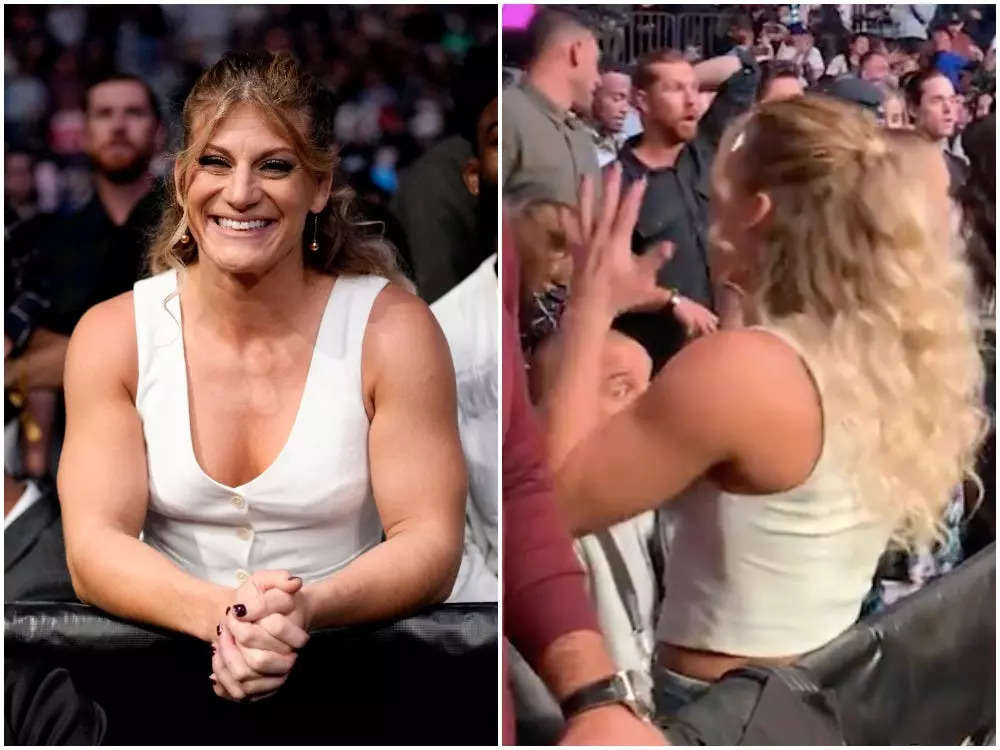 Kayla Harrison was Octagonside at the UFC 269 event in Las Vegas.