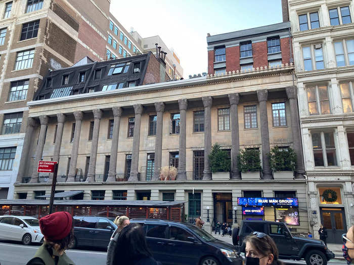 Janes also pointed out other surrounding historical landmarks, like LeGrange Terrace, a row of marble townhouses once owned by John Jacob Astor.