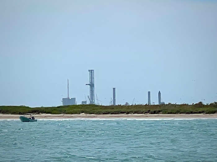 The southern end of the Laguna Madre is home to Elon Musk