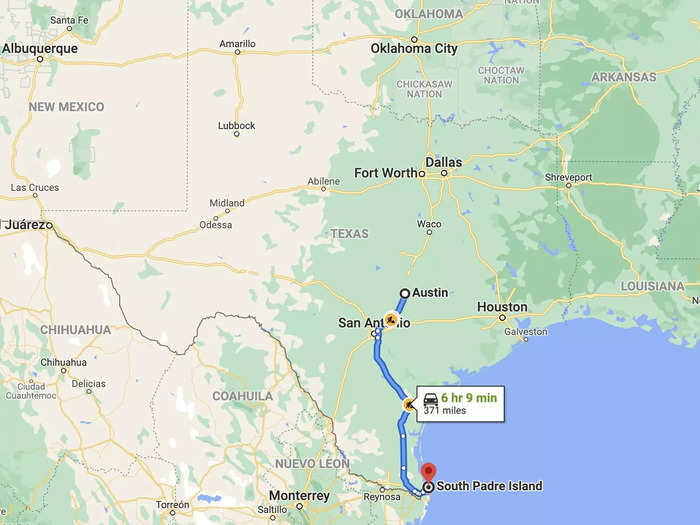 Driving from Austin to SPI was reminiscent of taking the Long Island Expressway to the Hamptons from Manhattan on a Friday afternoon.