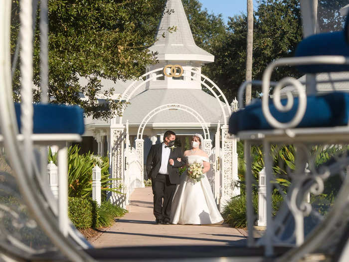 When COVID hit, Lauren and Jose were unsure if their Disney wedding would be allowed to go ahead as planned.