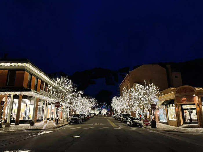 After a day in Aspen, I realized why the town felt so quaint. No building was higher than six stories, making way for some stunning views.