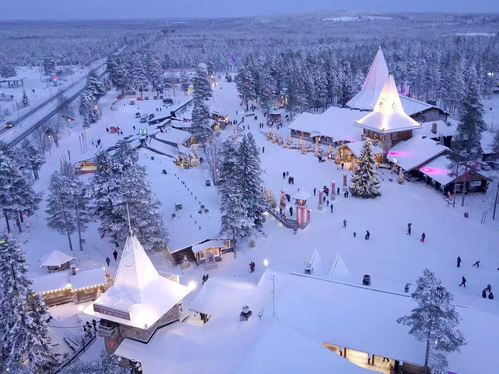 Rovaniemi, Finland, is home to Santa