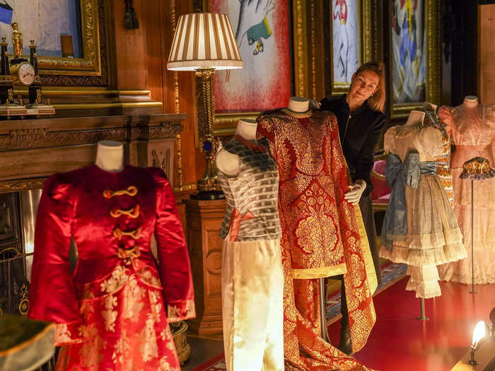 This year, the castle also features a display of costumes from Christmas pantomimes that Queen Elizabeth and Princess Margaret performed as teenagers.