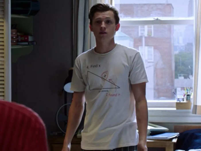 Peter also wears another familiar graphic T-shirt in "NWH."