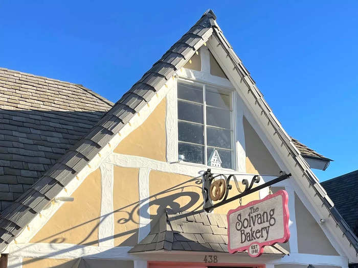 Later, I visited Solvang Bakery, which makes gingerbread houses frequently bought by celebrities like the Kardashians.