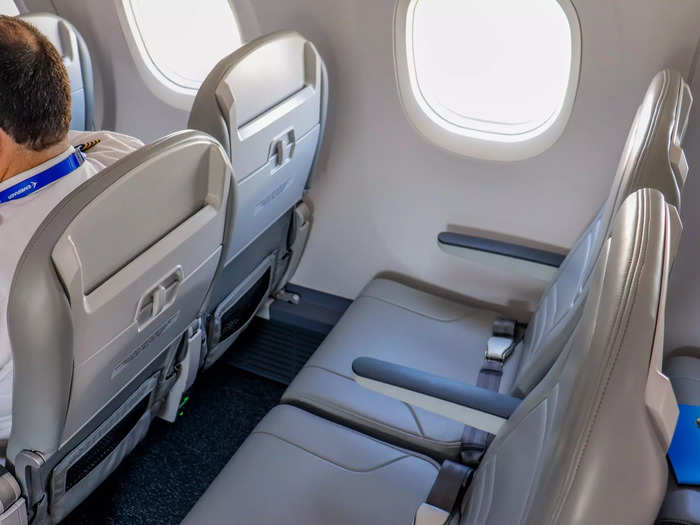 Slimline seats make it so that the reduced legroom is less noticeable. Airlines that offer seats with less than 30 inches of pitch, however, will often restrict recline capabilities.