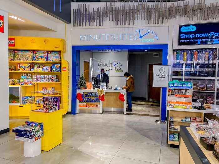 In the mall section, called The Bowery Bay Shops, Minute Suites is the latest addition in which travelers can reserve a private room to rest and relax before a flight. Travelers enrolled in the Priority Pass program can use Minutes Suites through their membership.