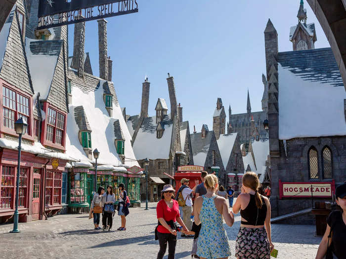However, that changed after the opening of the new land. In the first three months after opening Hogsmeade, attendance at Islands of Adventure, one of Universal