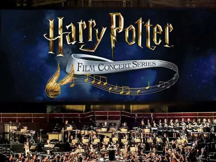 The Harry Potter film concert series with a live orchestra...
