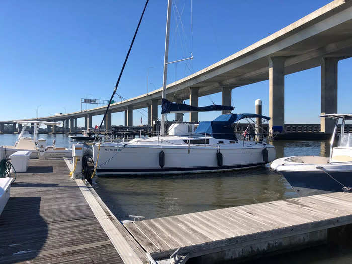 During my recent trip to Charleston, South Carolina, I spent one of three nights on a sailboat.