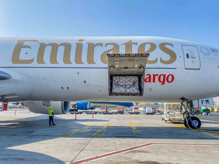 Emirates consolidated its SkyCargo operation at Dubai International Airport during the pandemic to take advantage of the reduced traffic levels at the airport. In the past, SkyCargo operations were split between Dubai International and Al Maktoum International to the south of the city, with around 50 trucks making 350-400 trips bringing cargo between the two airports