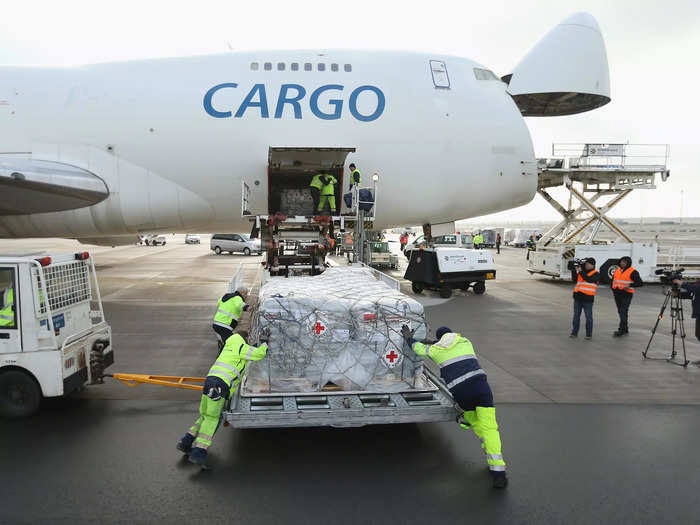 Delays in ocean shipping and an overall decrease in international passenger flights on which cargo is moved have driven up the prices to ship freight by air.