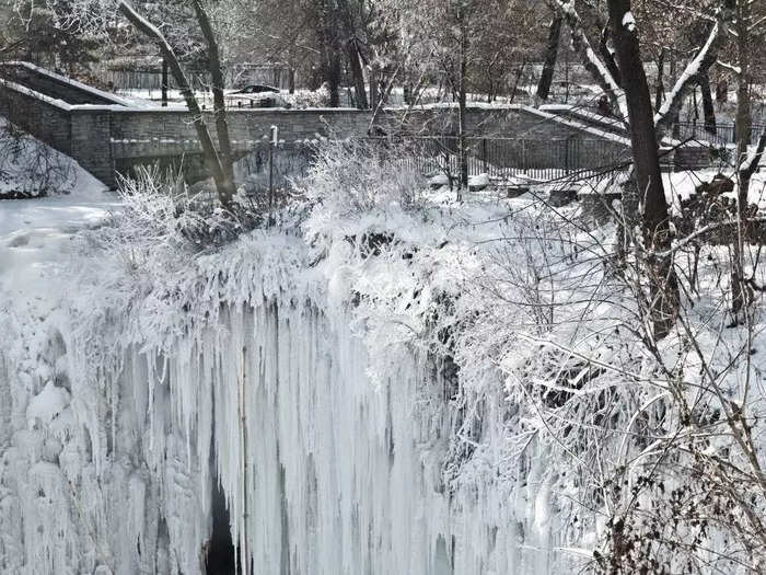 Hiking trails are gorgeous covered in snow.