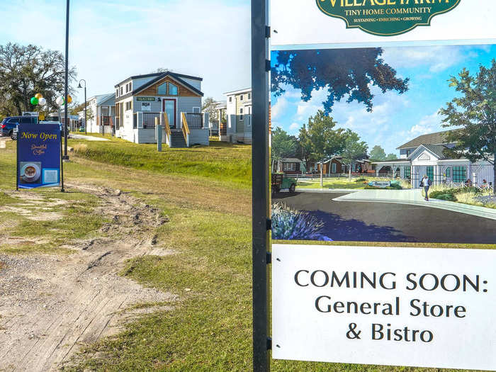 Powers said that Village Farms wants to build a community reminiscent of a traditional village with a shop and restaurant, which are both in the works.