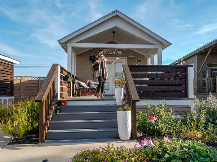 Powers has a home in the community herself where she lived with her family of four for two years, she said. Living tiny helped her save up for their 10-acre homestead.