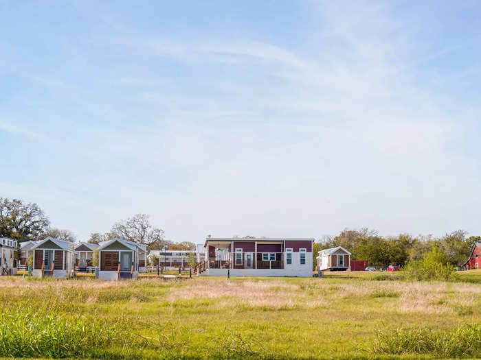 The 30-acre village includes about 70 tiny homes and an expanding 2-acre farm, Rebecca Powers, a representative for Village Farm Tiny Home Community, told Insider.