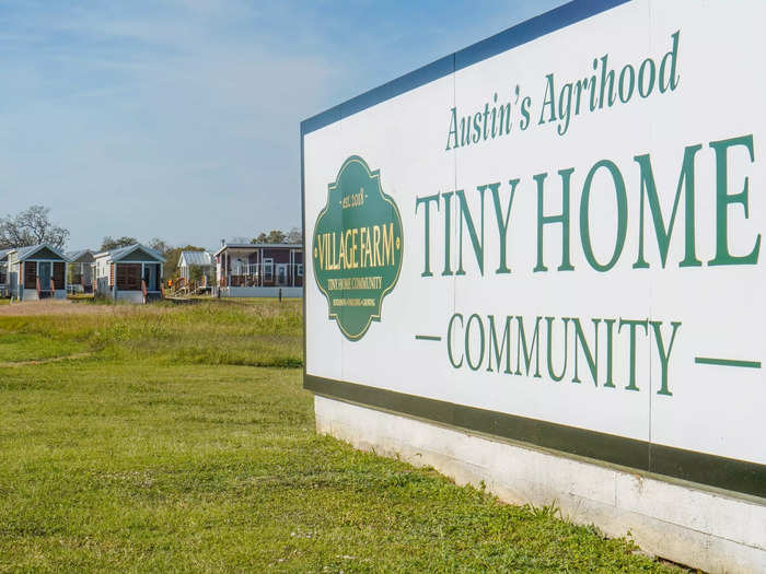 So on a recent trip to Austin, I visited Village Farms, a tiny home community that