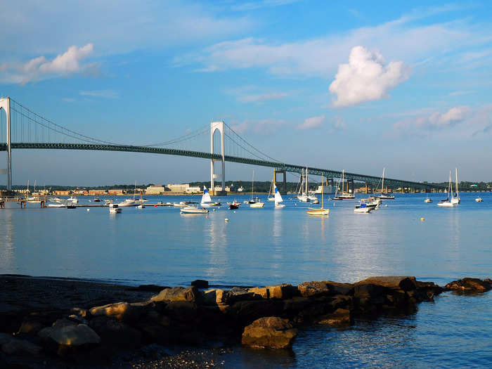 Jamestown, Rhode Island, is known for its quaint downtown area and close proximity to Newport.