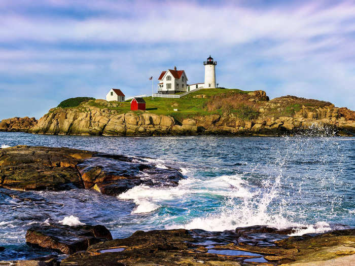 York, Maine, is famous for its beautiful beaches and seaside town feel.