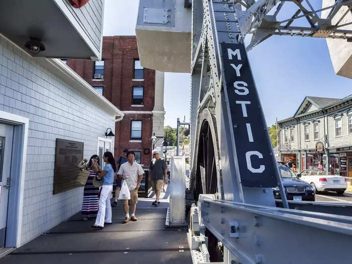 The small town of Mystic, Connecticut, was made famous in the 1988 flick "Mystic Pizza."