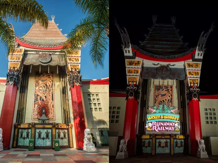 The Great Movie Ride highlighted famous scenes from classic Hollywood films.