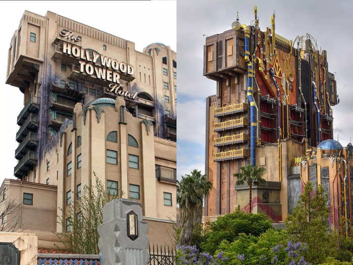 The Tower of Terror was an icon of Disneyland for nearly 13 years until a "Guardians of the Galaxy" attraction replaced it in 2017.