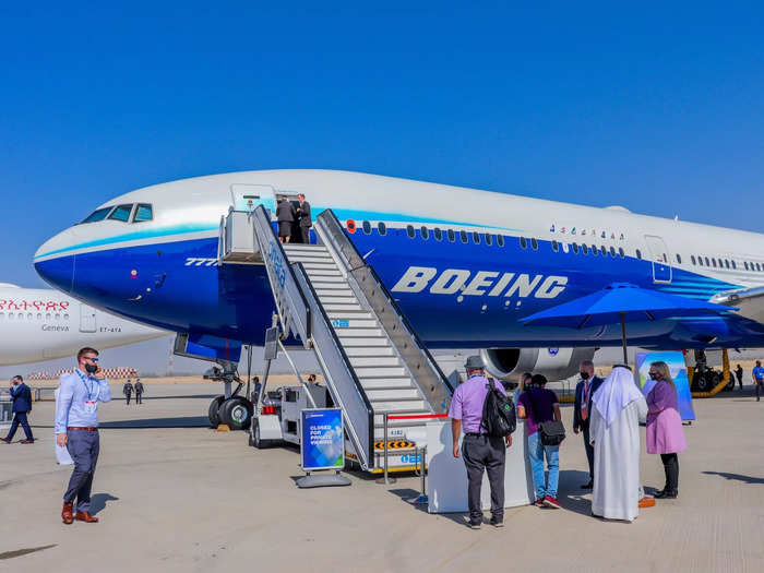 "How could it be as good as the A380 on the upper deck, or as good as it is in economy with 10-abreast seating on the main deck," Clark said of the Boeing 777X.