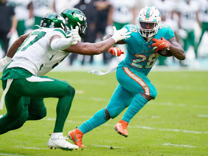 Duke Johnson, RB, Miami Dolphins