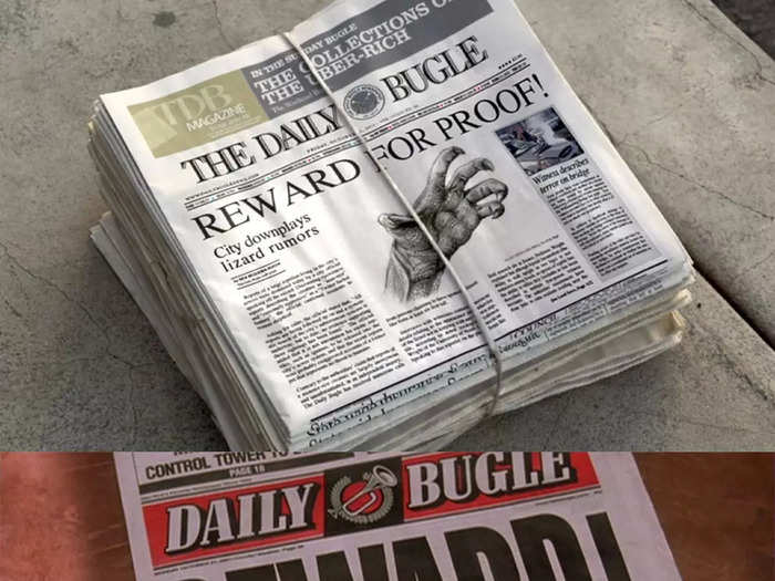 The Daily Bugle gets a makeover for "TASM."