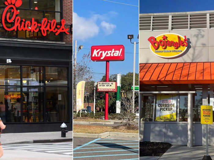 On a recent road trip through South Carolina and Georgia, I wanted to compare the chicken biscuits from two local chains to the one I