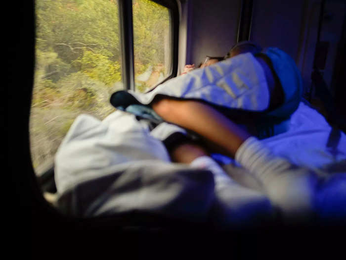 I thought the Amtrak sleeper cars had very comfortable beds and blankets.