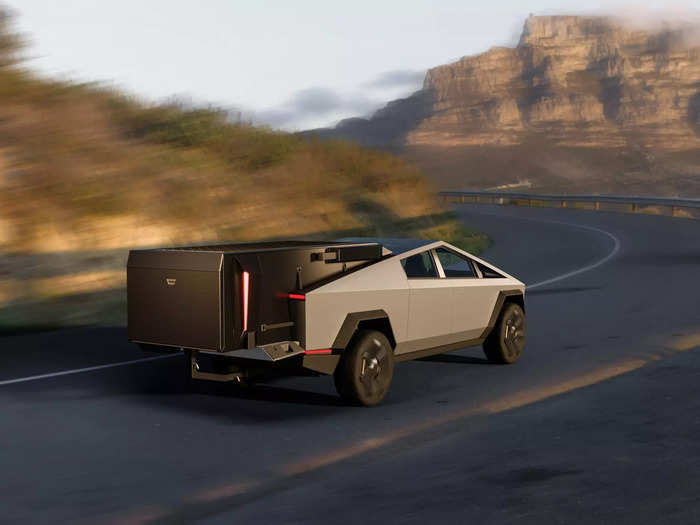 The camper will also be removable, which allows the truck to be used as a daily driver.